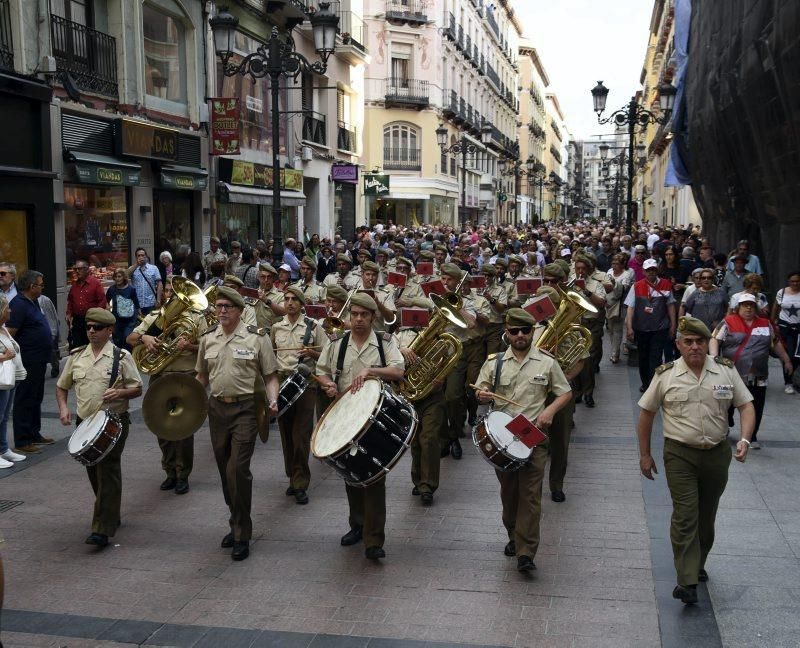 Retreta militar y homenaje a los caídos por España