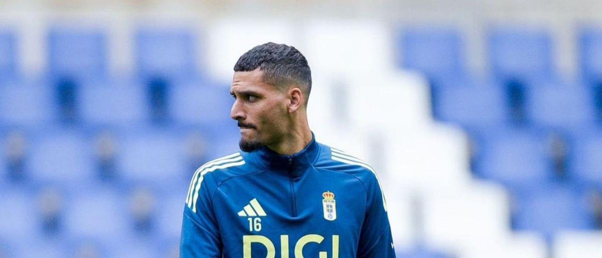 David Carmo, en el Tartiere. | REAL OVIEDO