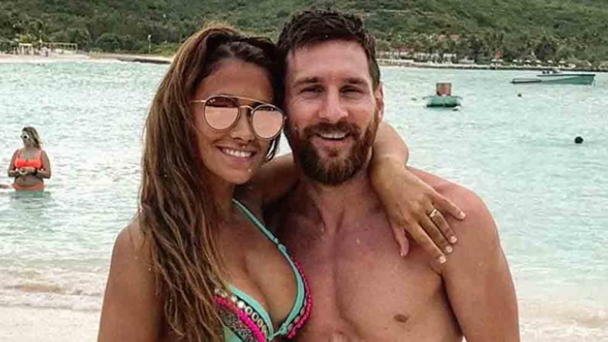 Messi y Antonela disfrutan de las vacaciones