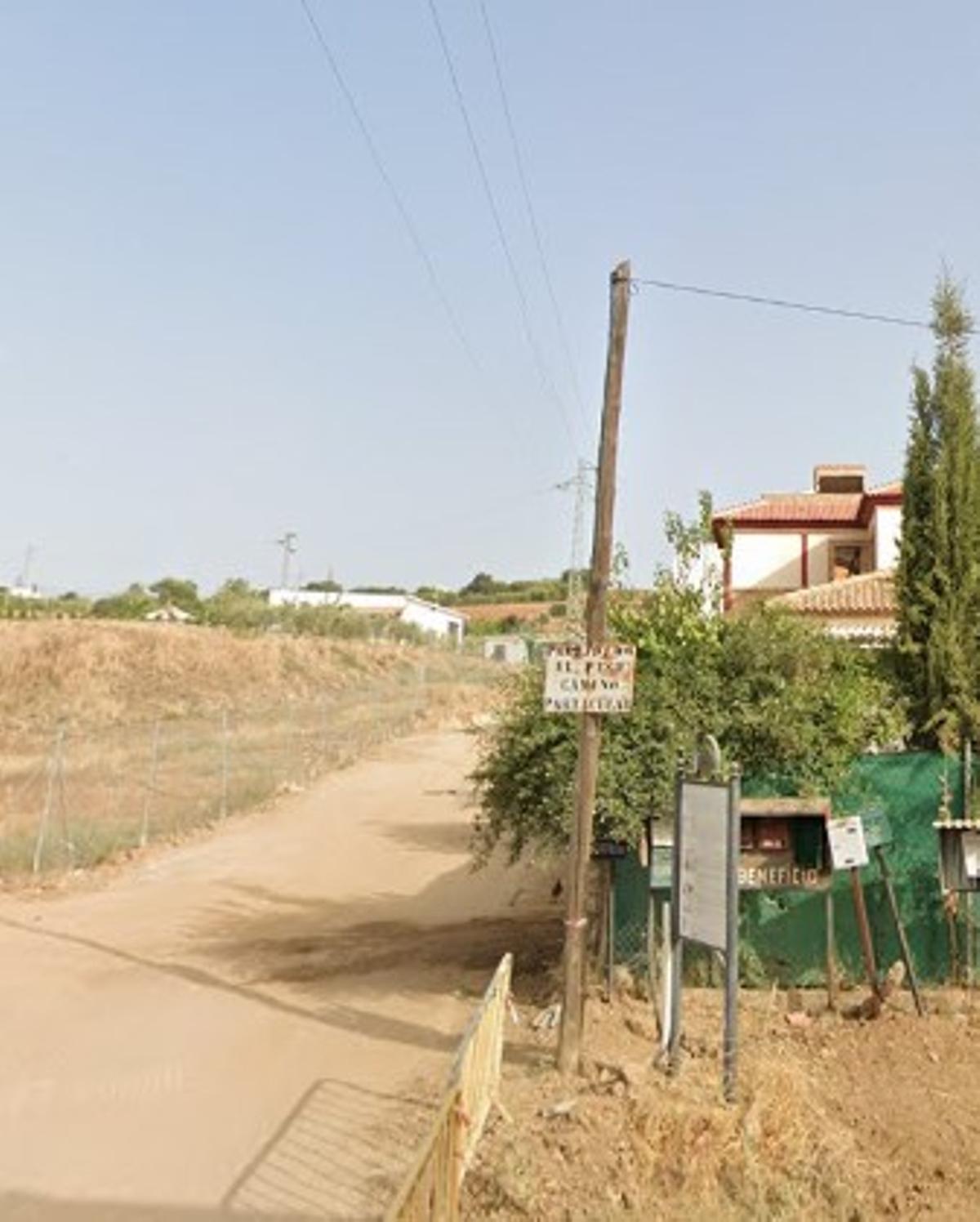 Calle Beneficio en Almodóvar.