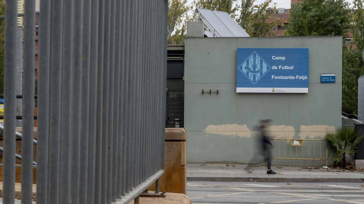 Instalaciones del club de fútbol Fontsanta Fatjó, en Cornellà de Llobregat.