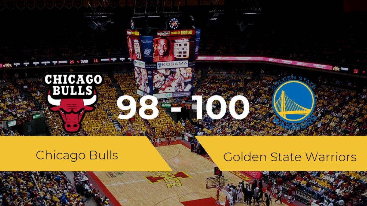 Golden State Warriors vence a Chicago Bulls por 98-100