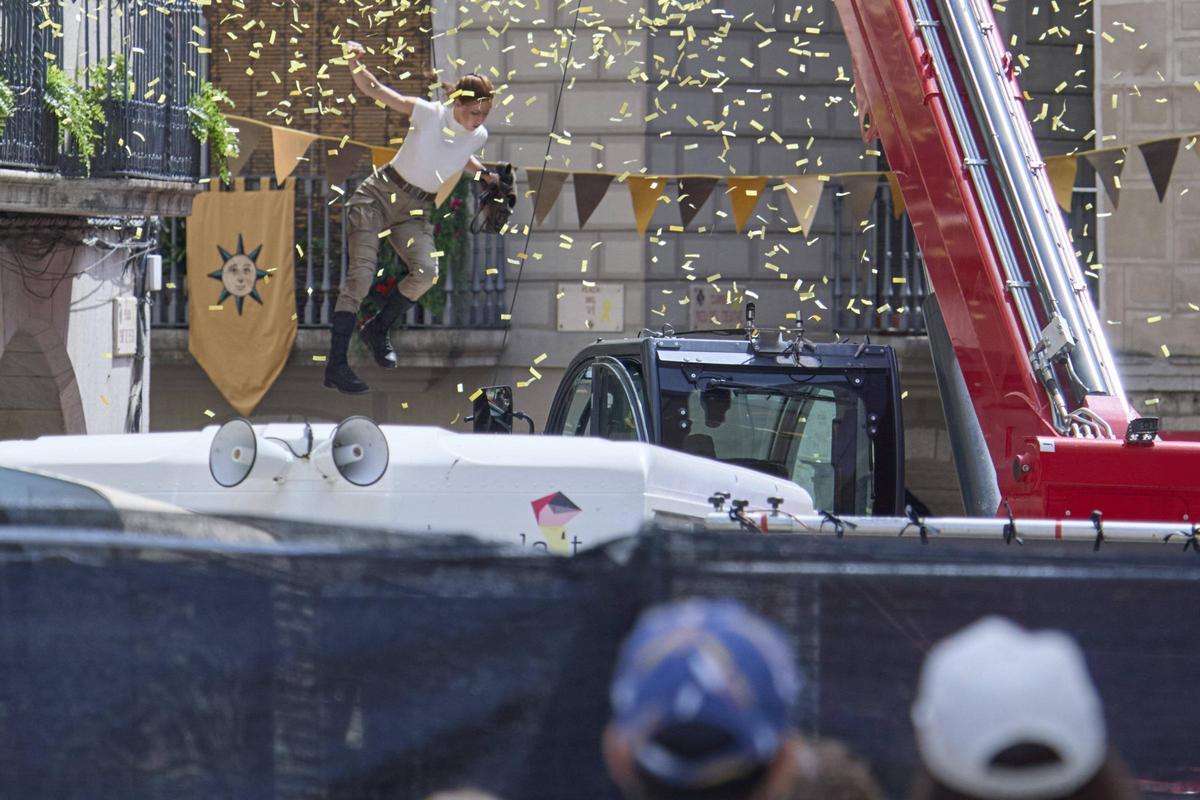 La plaça del Vi en acció
