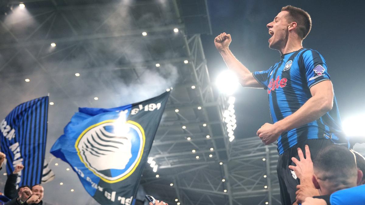 La Atalanta, el único equipo italiano en octavos de final de la Champions