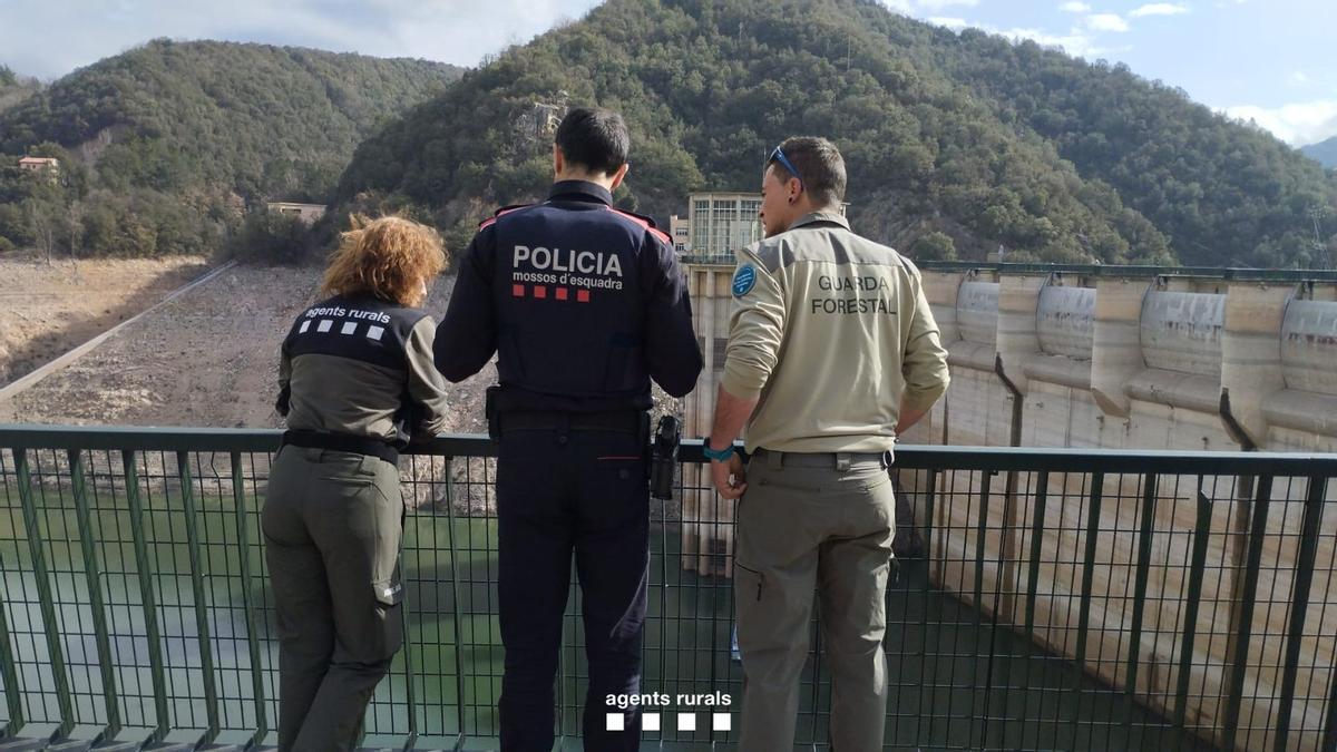 El pantano de Sau, en el primer día de acceso restringido