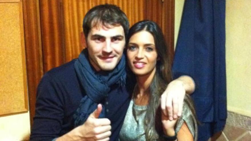 Iker Casillas y Sara Carbonero, Nochevieja en el pueblo