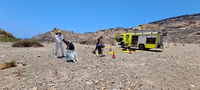 Hallan un cadáver en una cueva de Mogán.