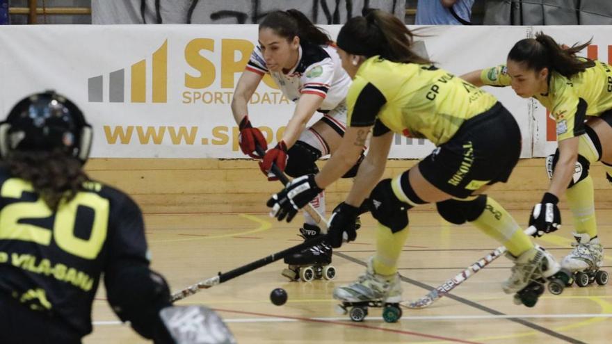 El Telecable de hockey sobre patines resuelve al final un choque igualado y toma ventaja en la semifinal (5-2)