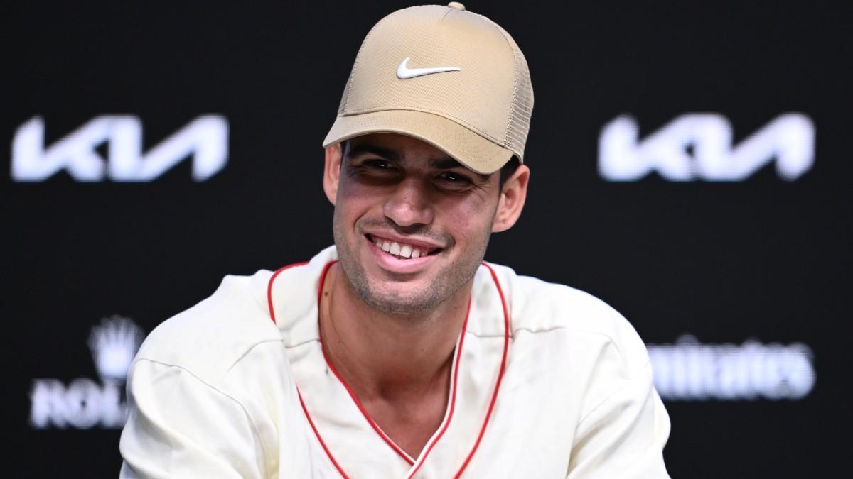 Carlos Alcaraz, en Australia