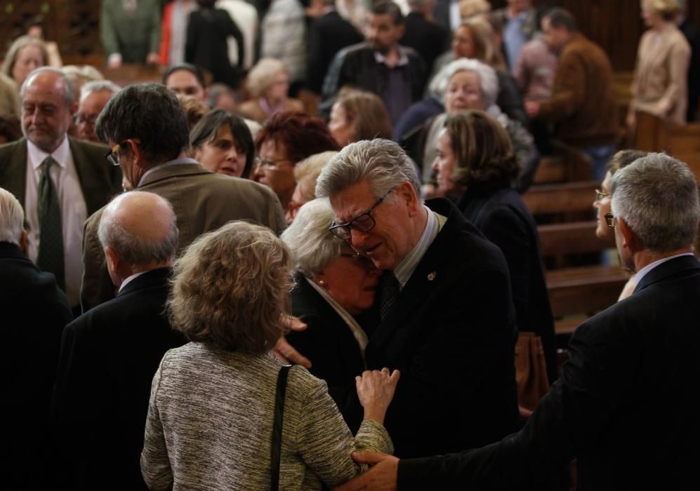 Funeral del pediatra Manuel Crespo en Oviedo