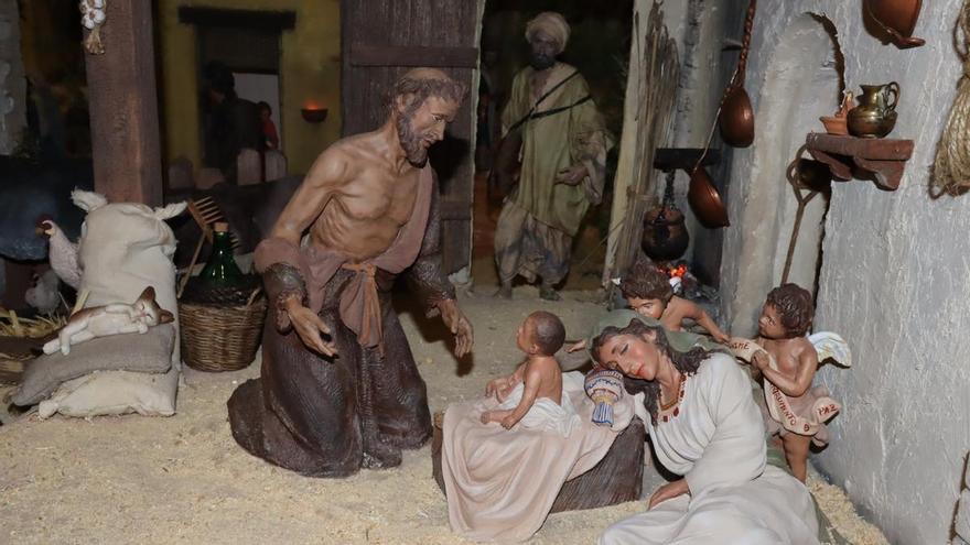 El belén del Salón de Cristal recreará escenas del Corpus y la Degolla y homenajeará a José Vergara