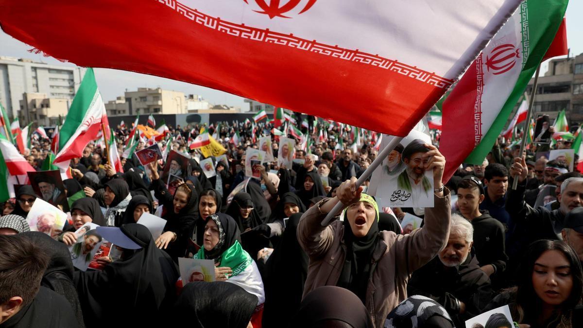 Una manifestació a Teheran, a l'Iran.