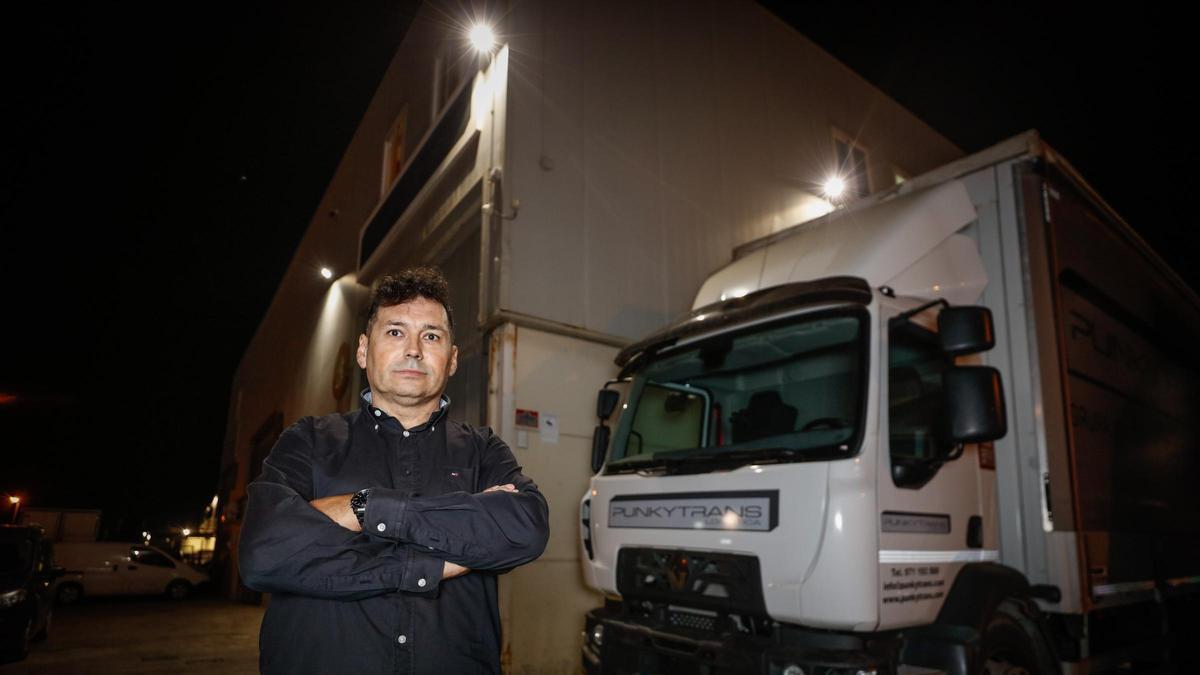 José Raya, presidente de la asociación de transportistas de Ibiza.