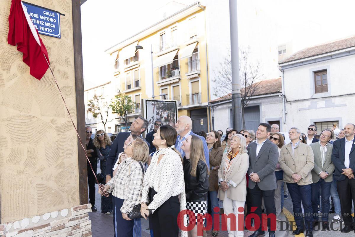 Caravaca dedica una calle a José Antonio Martínez Meca Caravaca dedica una calle a José Antonio Martínez Meca