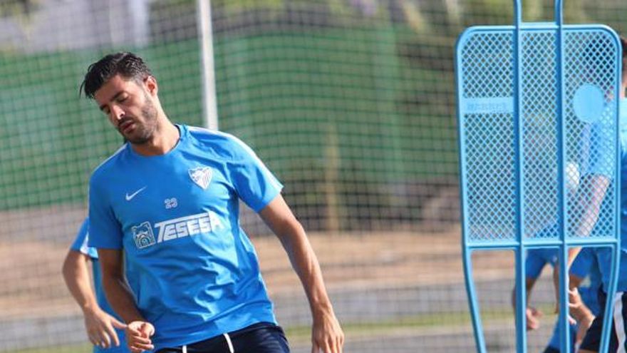 Miguel Torres, durante un entrenamiento reciente.