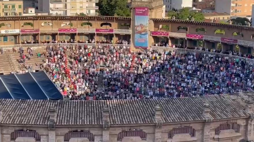 Vecinos de la plaza de toros de Palma se quejan de "sufrir" el ruido de un festival musical alemán