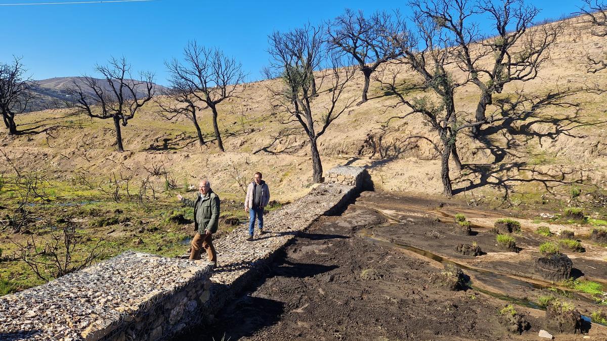 Miravete después del incendio del verano de 2022