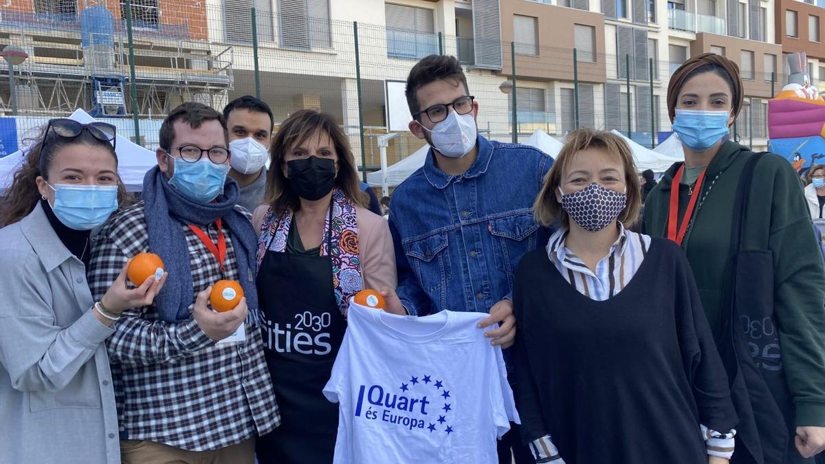 La alcaldesa Carmen Martínez visitó la Fireta