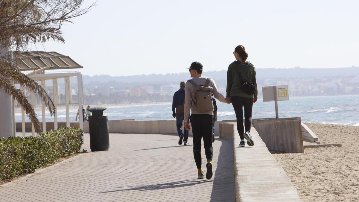 Mallorca erwacht schon aus dem Winterschlaf: So sieht es derzeit an der Playa de Palma aus