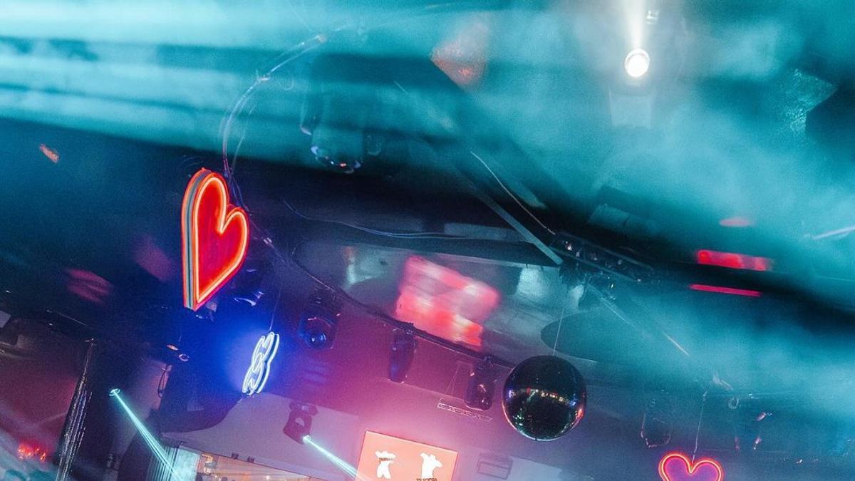 Stock image of a nightclub in Ibiza.