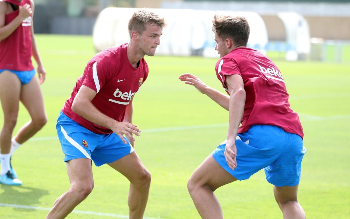 Así fue el primer día de entrenamiento del Barça 2021/2022