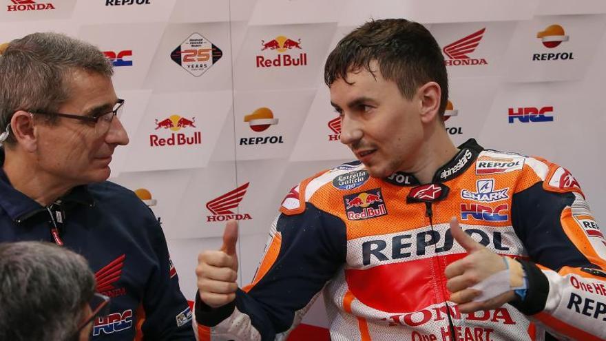 El piloto mallorquín Jorge Lorenzo.