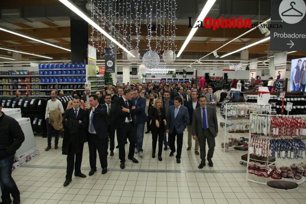 Acto de inauguración de Carrefour en Lorca