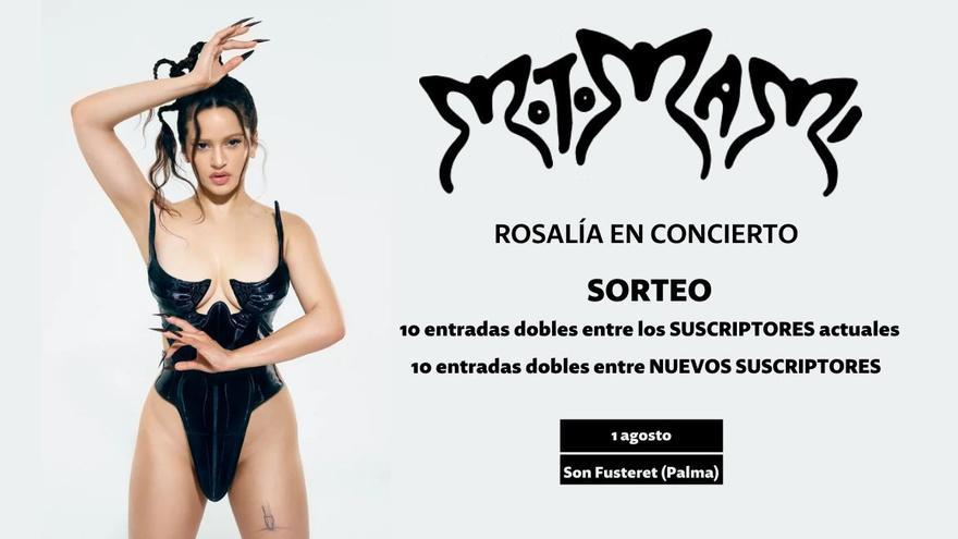 Sorteo de entradas para el concierto de Rosalía en Palma