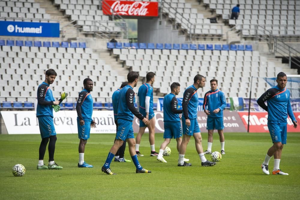 Entrenamiento del Real Oviedo