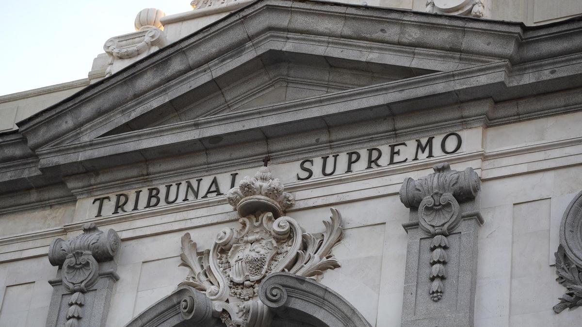 Una imagen de la sede del Tribunal Supremo.