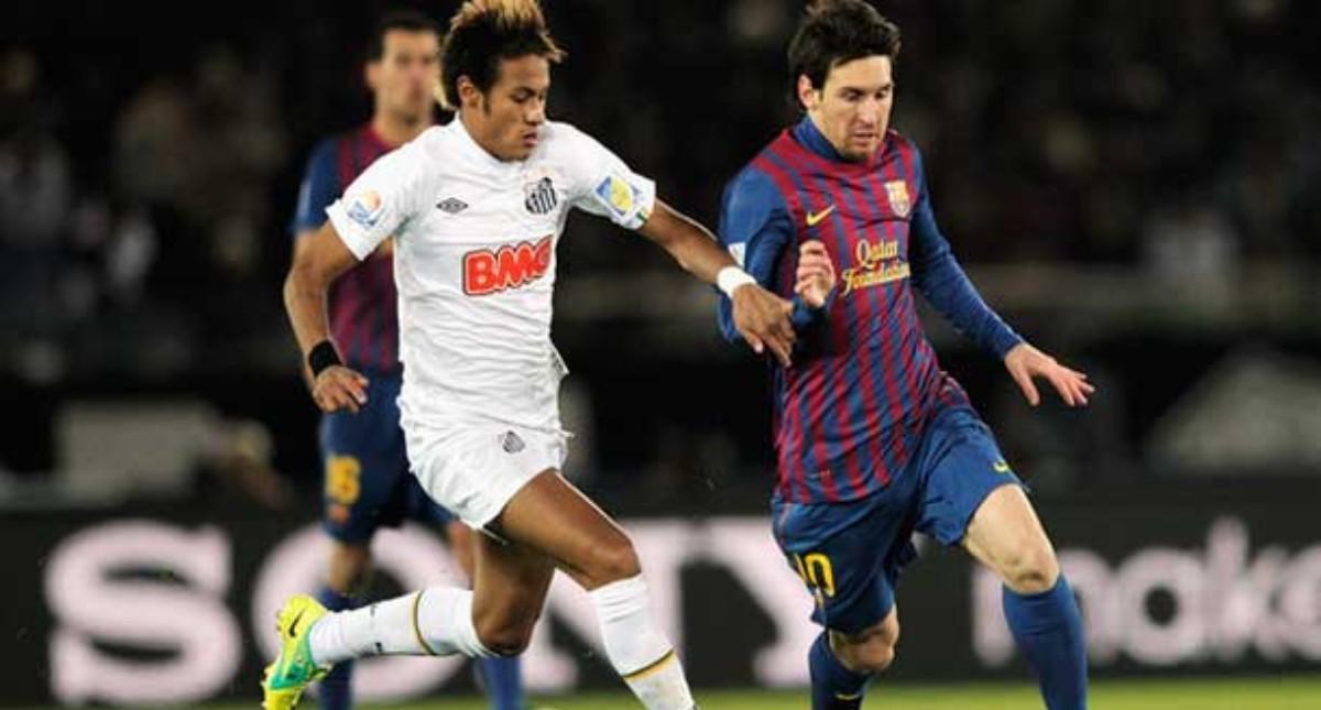 El Santos juega contra el Barça en la Final del Mundial de Clubes (2011)