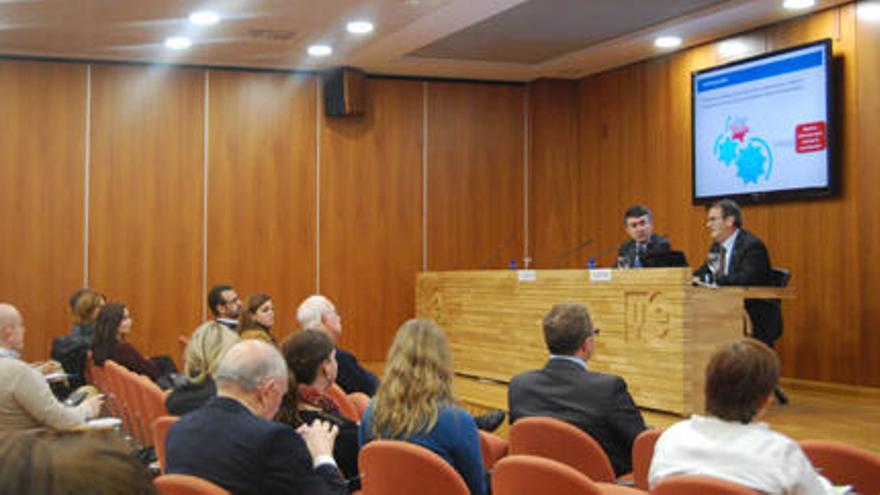 José Manuel Pastor durante su ponencia de ayer.