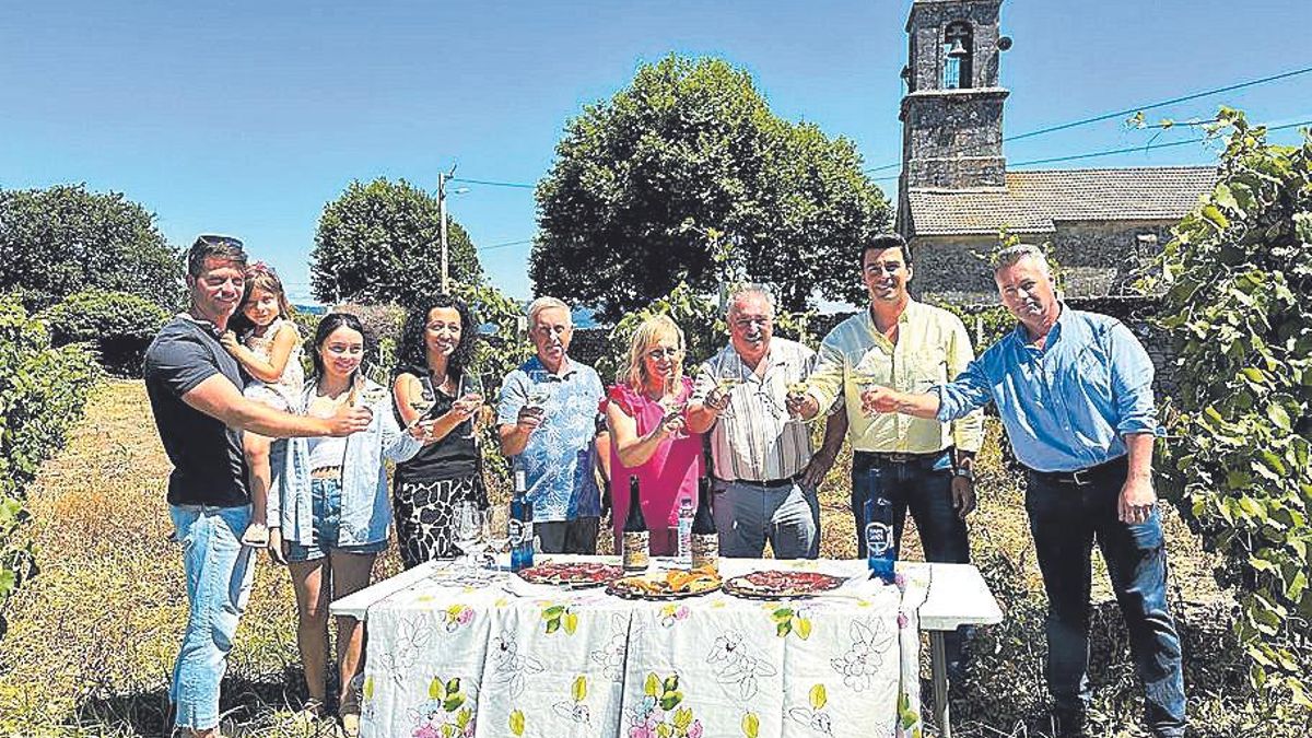 La presentación de la Festa dos Viños que se celebra este fin de semana en Marín. |  FdV