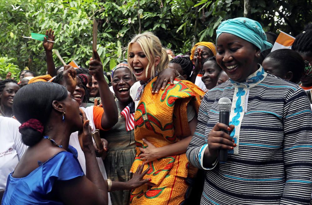 IVORYCOAST-IVANKA TRUMP/COCOA FARM