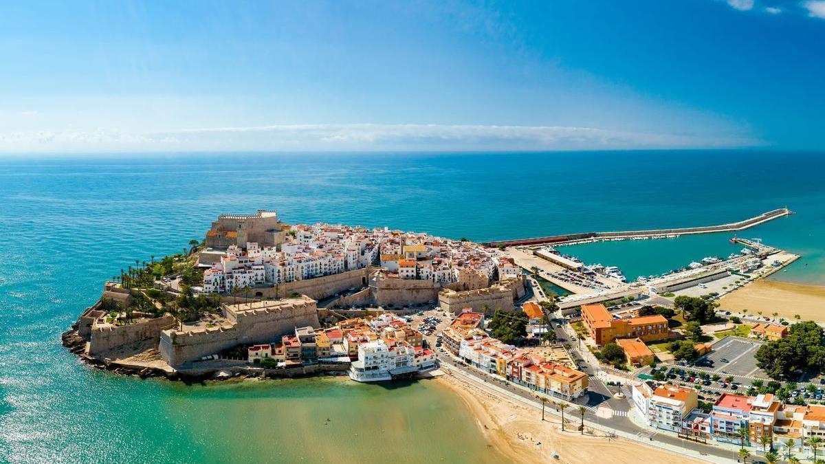 Panorámica aérea de Peñíscola.