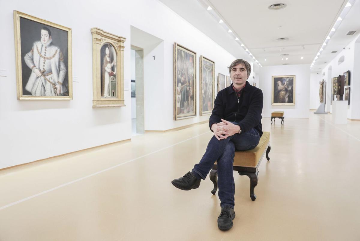 Alfonso Palacio, en una de las salas del museo, en una imagen de archivo. | Irma Collín