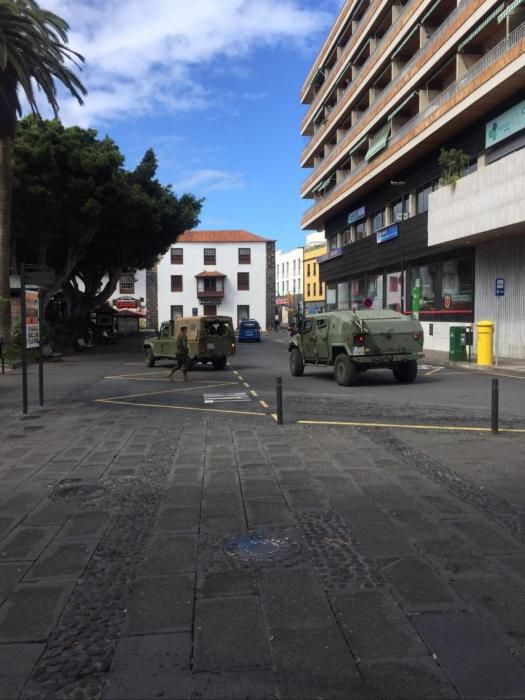 Controlmilitares y Policía en Puerto de la Cruz