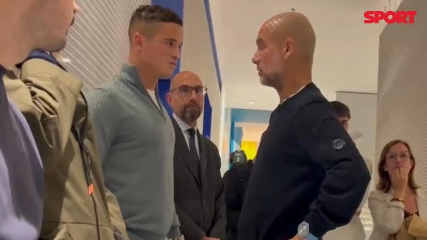 Pep Guardiola, en Barcelona en la presentación del nuevo libro de Jordi Basté sobre el doctor Ramon Cugat.