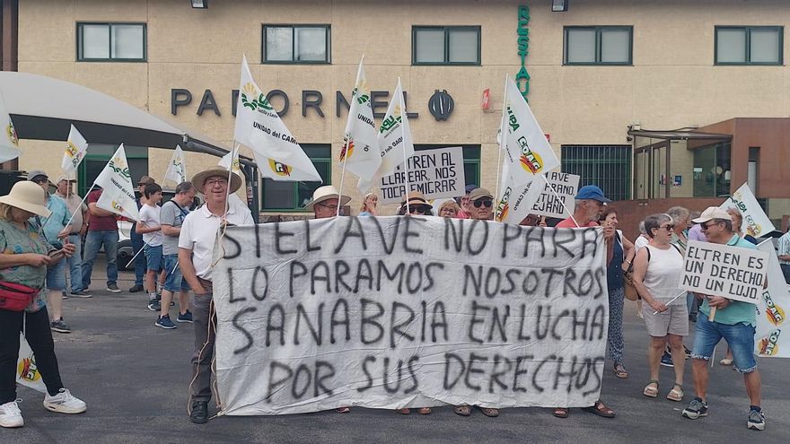 Sanabria y A Gudiña se unen por el “cambio de agujas” de sus trenes