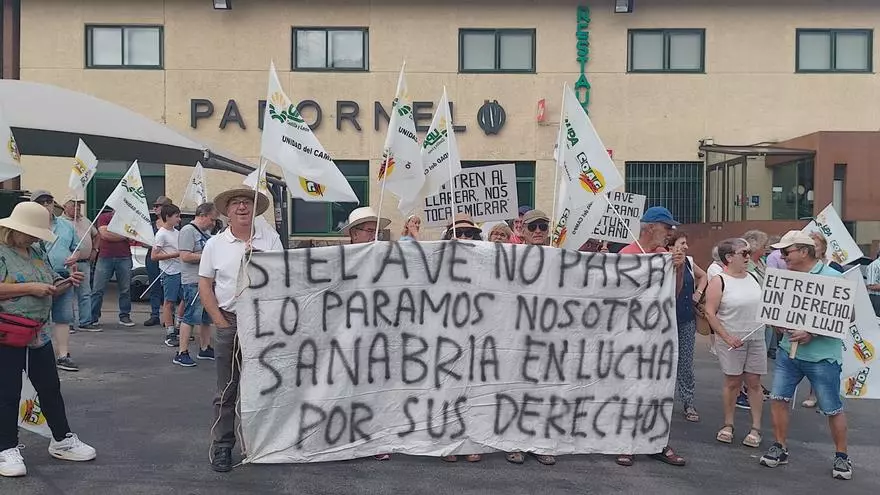 UPA-COAG exige, desde Padornelo, el restablecimiento de las frecuencias del AVE en Otero de Sanabria y A Gudiña