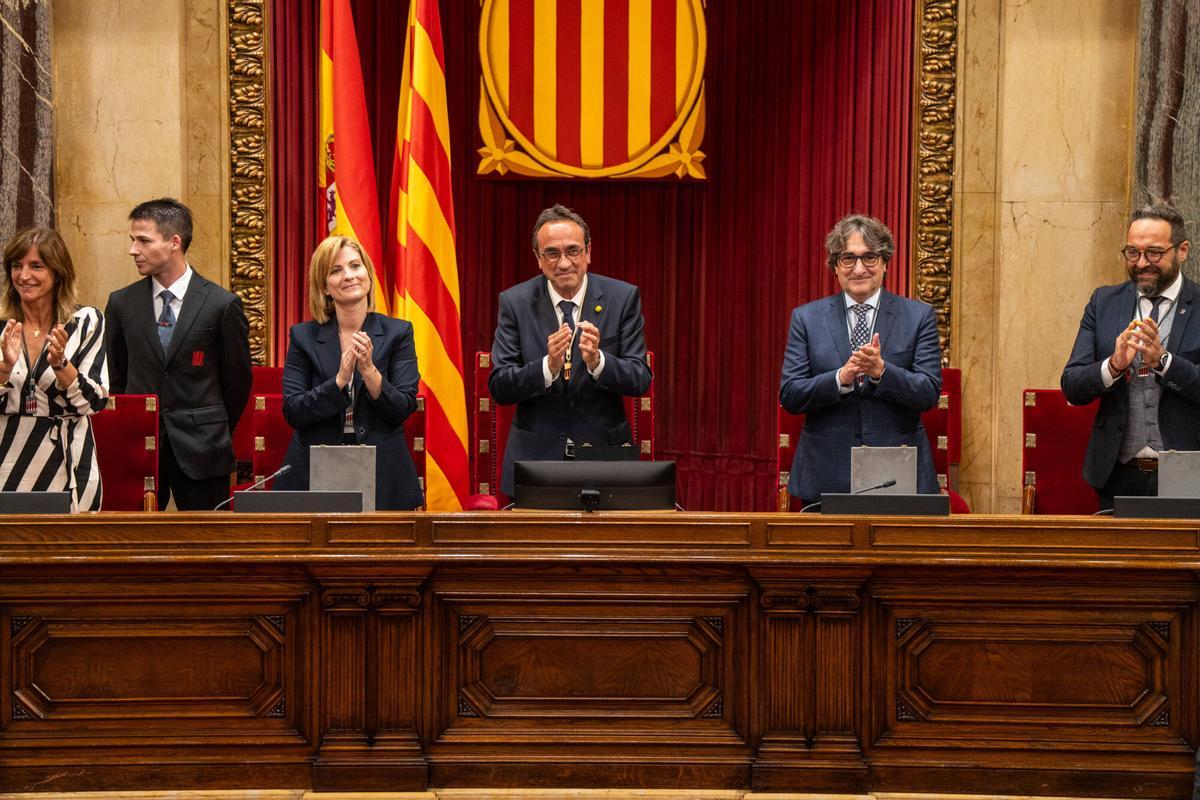 BARCELONA 10/06/2024 Politica. Pleno de constitución del Parlament de Catalunya tras elecciones del 12-M, elección de la Mesa. FOTO de ZOWY VOETEN