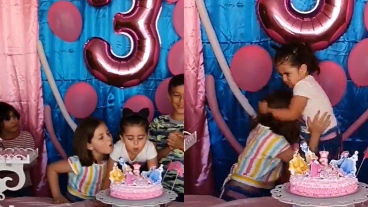 Mira el vídeo viral de la niña que sopló la vela de cumpleaños de su  hermana - El Nuevo Día