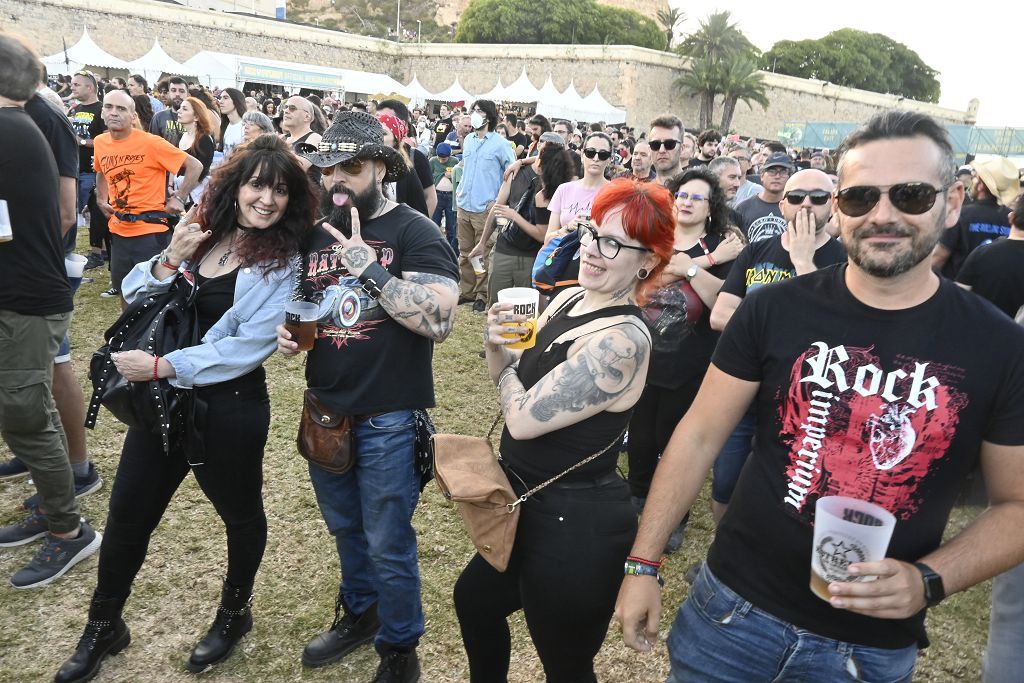 Ambiente de la segunda jornada del Rock Imperium Festival en Cartagena