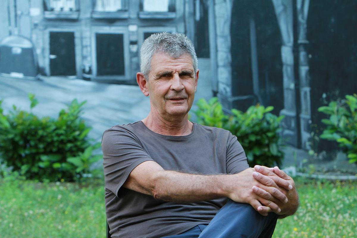 OURENSE RAMON MONCHO CONDE CORBAL EMPRESARIO PERIODISTA Y MODELO DE MODA EN LA CAMPAÑA LA ARRUGA ES BELLA DE ADOLFO DOMINGUEZ