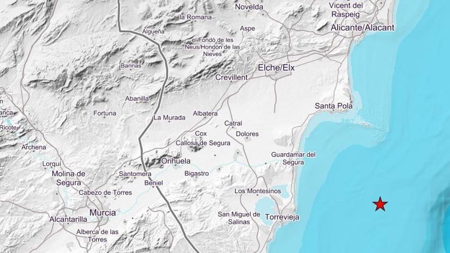 Un terremoto de magnitud 4 sacude Alicante