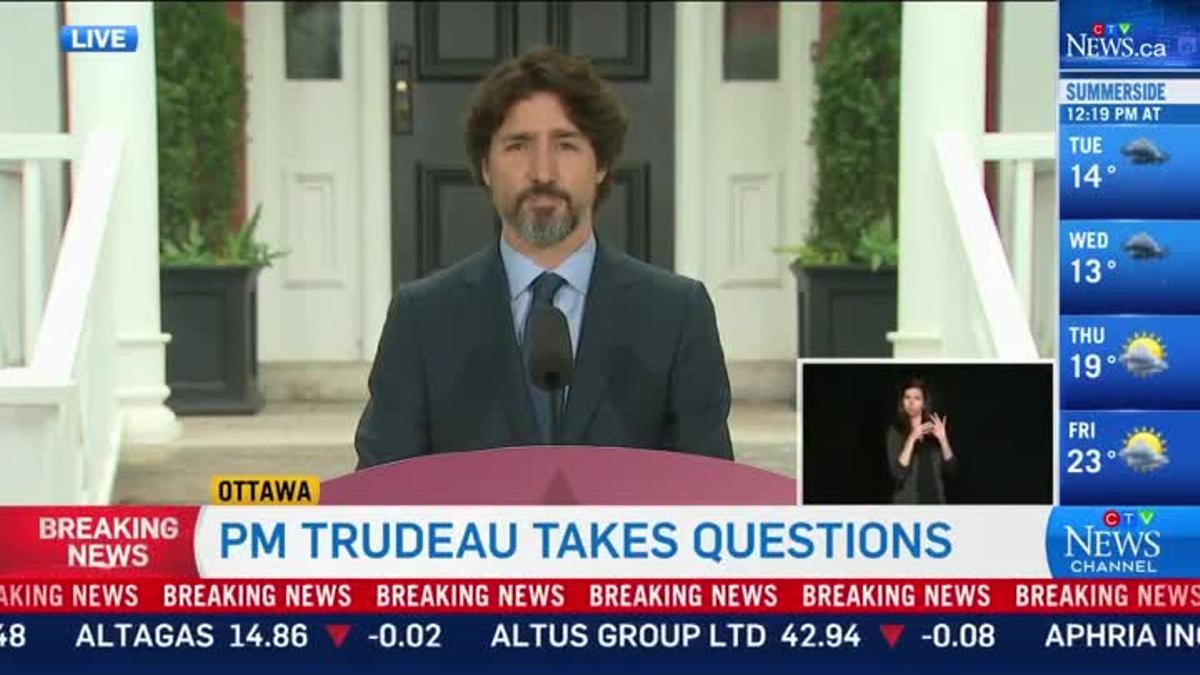 La viral respuesta de Justin Trudeau frente a las amenazas militares de Trump contra las protestas