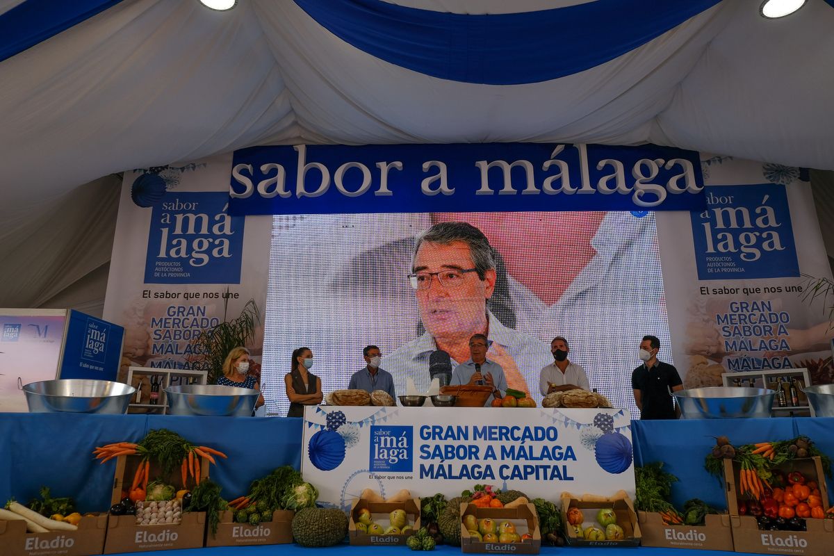 Inauguración del Gran Mercado Sabor a Málaga en el Parque