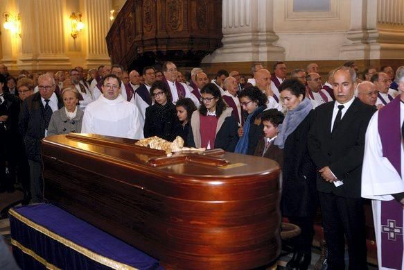 Funeral de Elías Yanez en la Basílica del Pilar