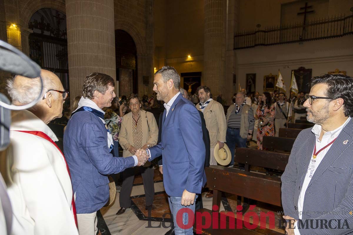 La orden Constantiniana de San Jorge peregrina a Caravaca