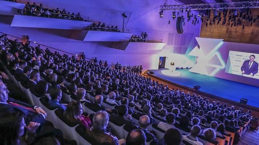 Panorámica del ADDA durante la última gala  de los «Importantes». álex Domínguez